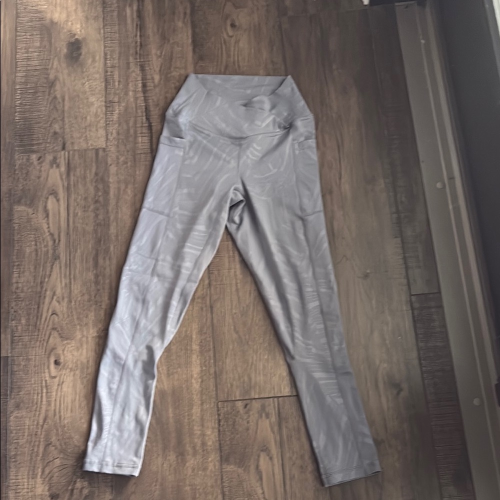 Zyia Gray High-Waisted Leggings